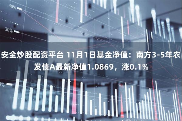 安全炒股配资平台 11月1日基金净值：南方3-5年农发债A最新净值1.0869，涨0.1%